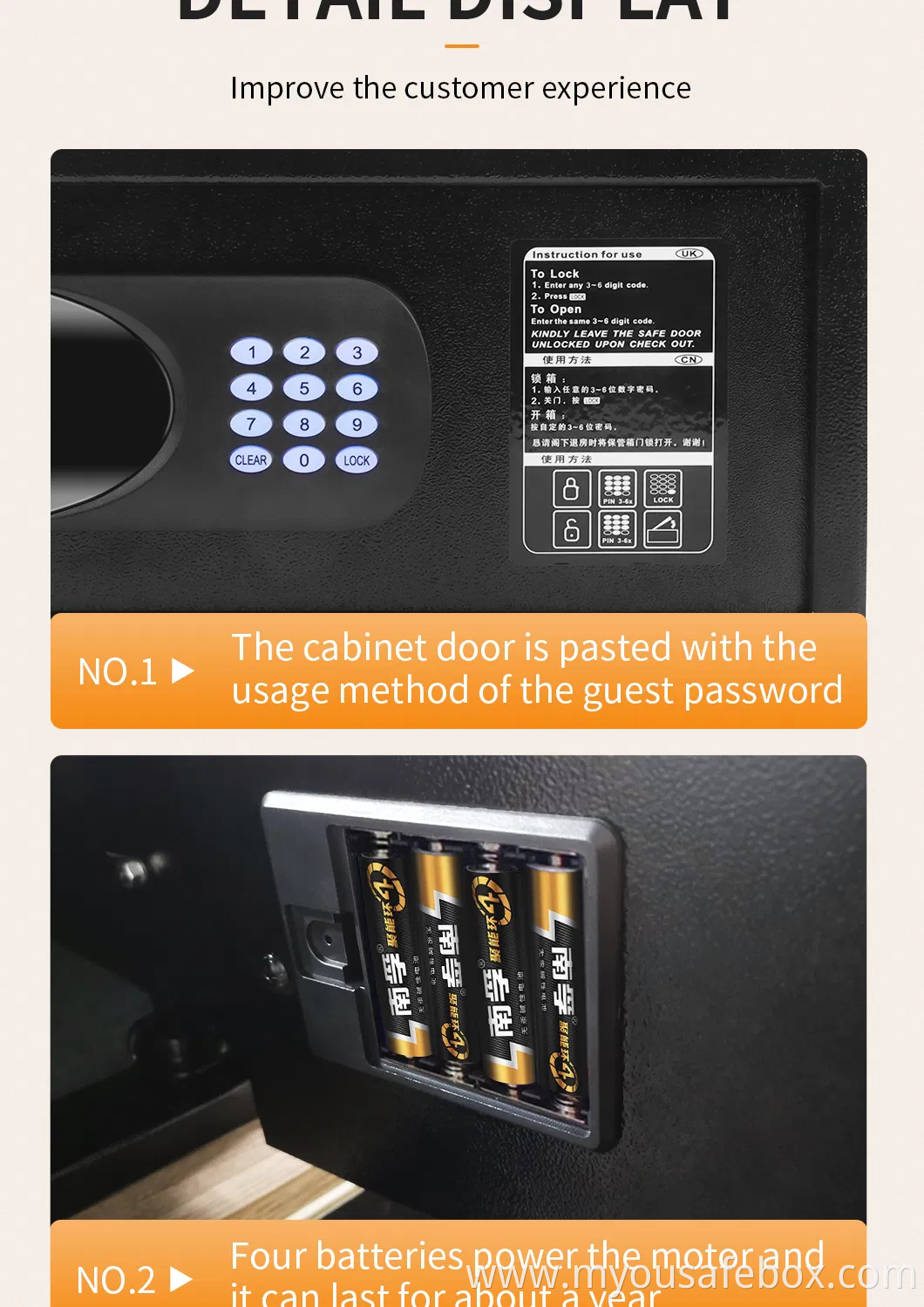 Premium Digital Hotel Safes for Home and Office Security